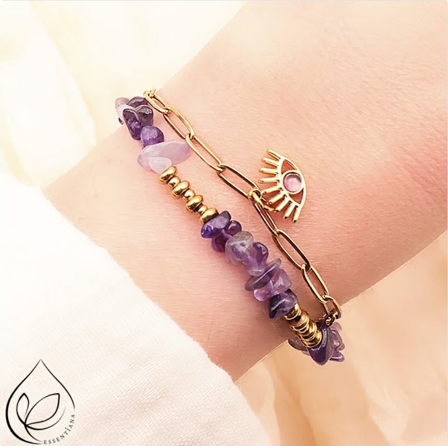 BRACELET HORUS DORÉ