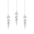 L'Architecte de la Clarté - Pendule en trois pièces - Cristal de quartz