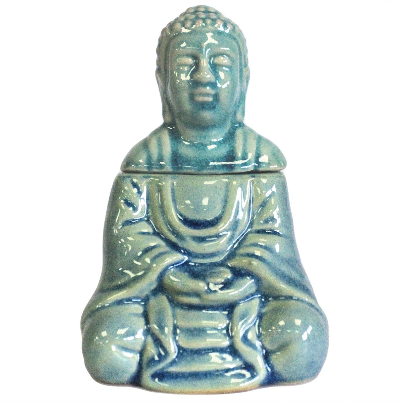 Brûleur à huile Bouddha assis