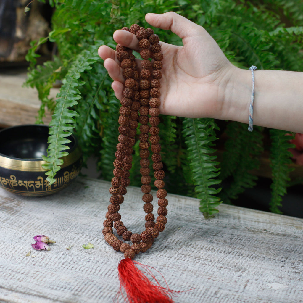 Mala Rudraksha - Marron