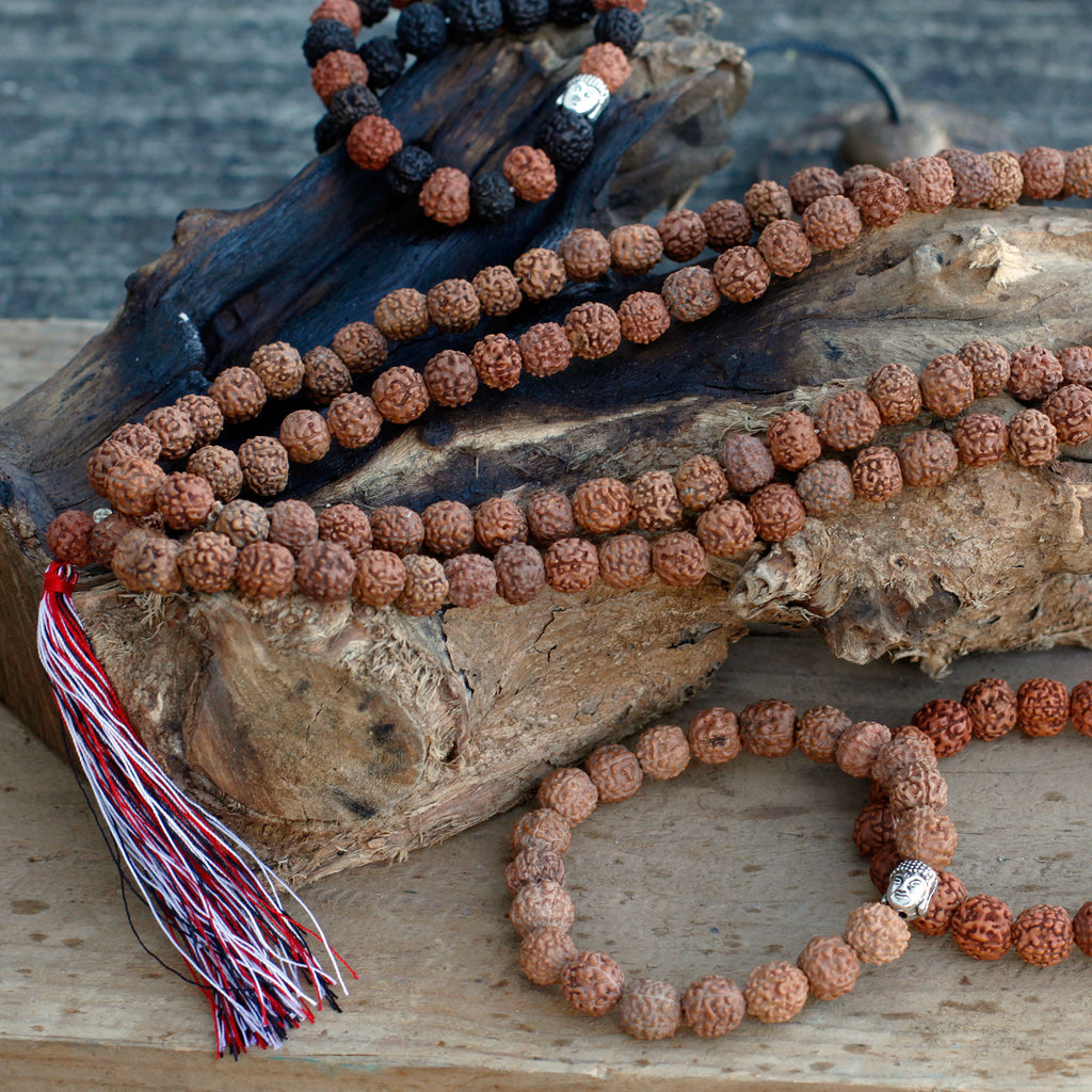 Mala Rudraksha - Naturel