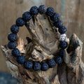 Mala Rudraksha Bracelet Bouddha-Noir