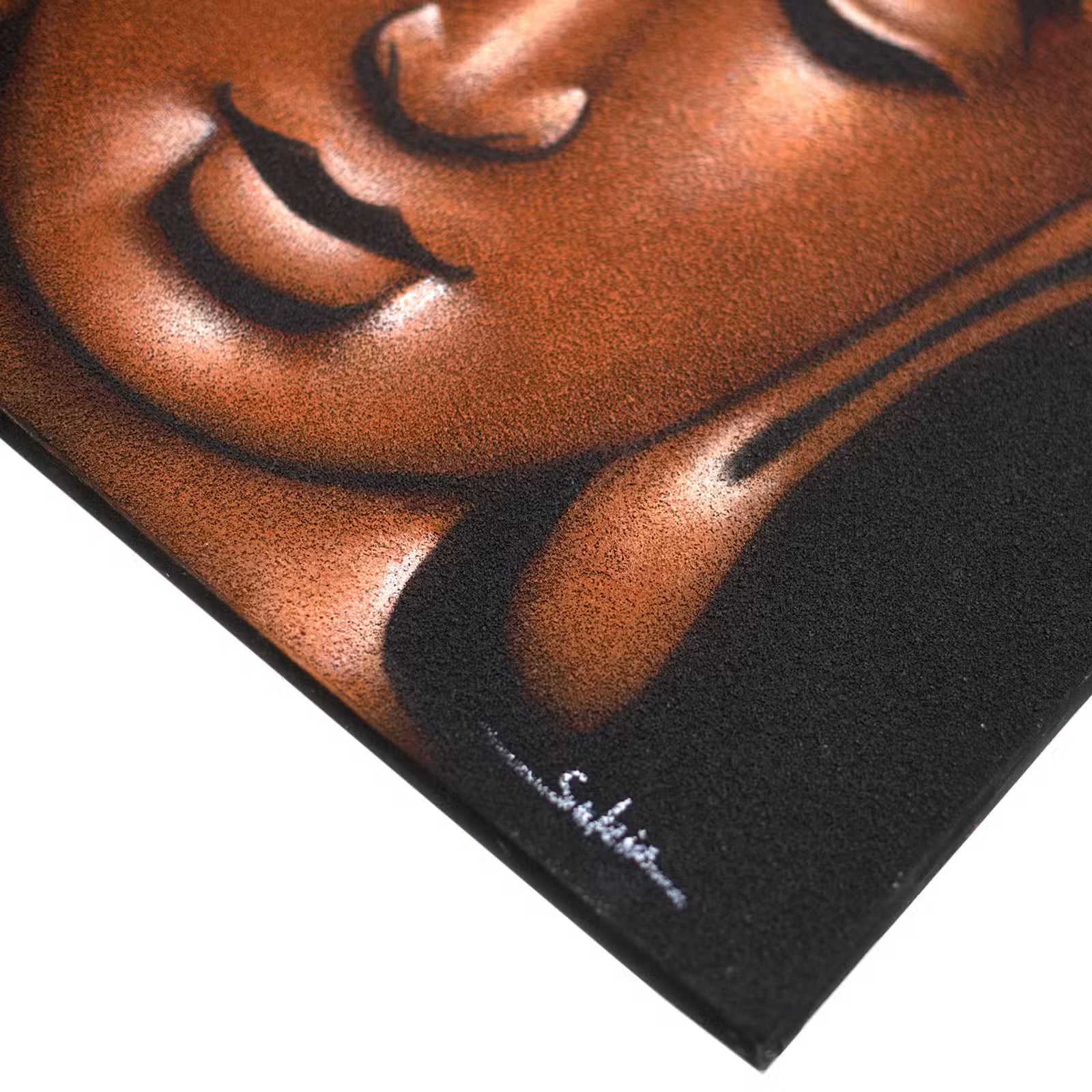 Tableau Bouddha - Finitions Sable Cuivré