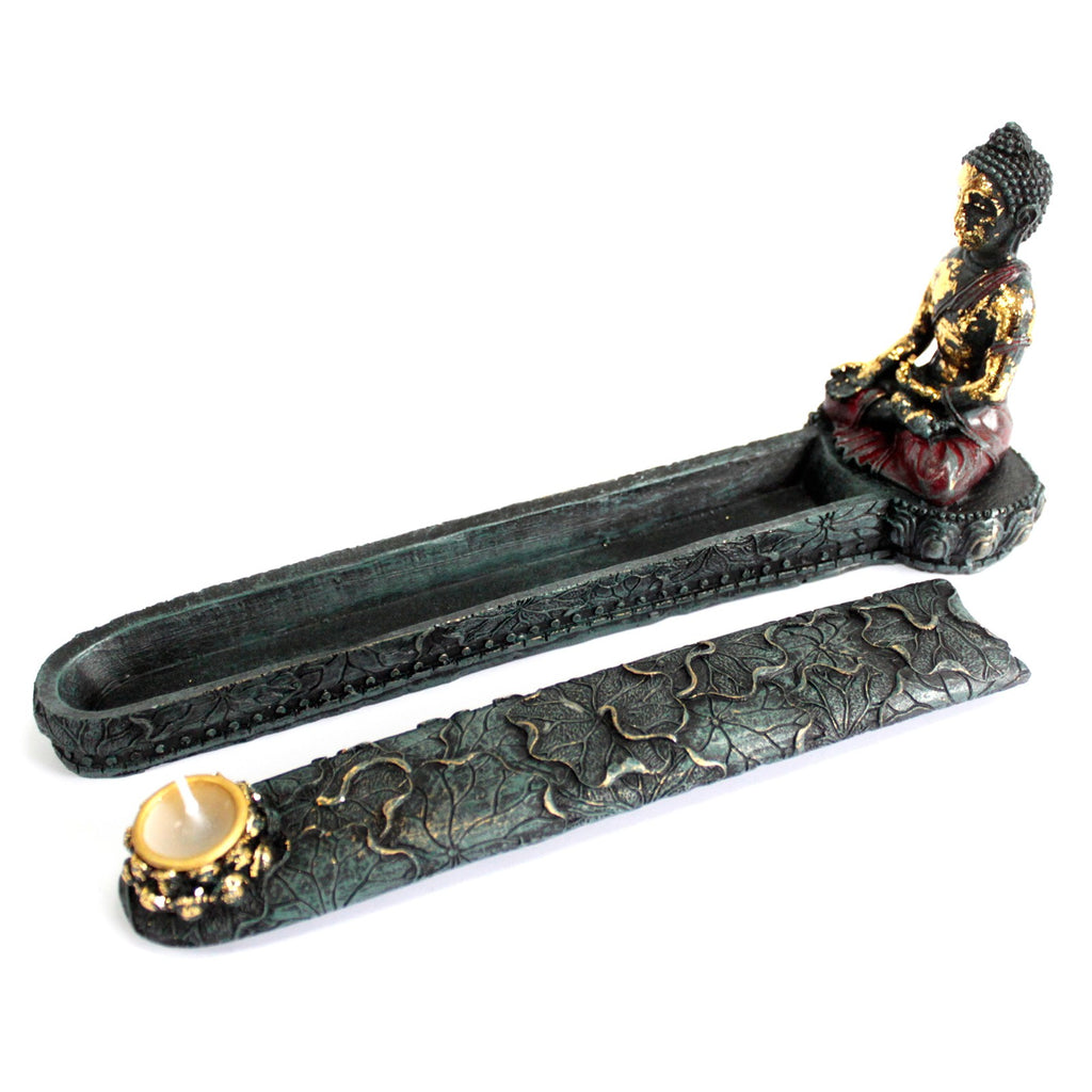 Bouddha Antique - Brûle-Encens & Boite