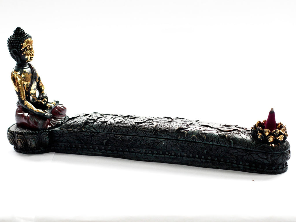 Bouddha Antique - Brûle-Encens & Boite