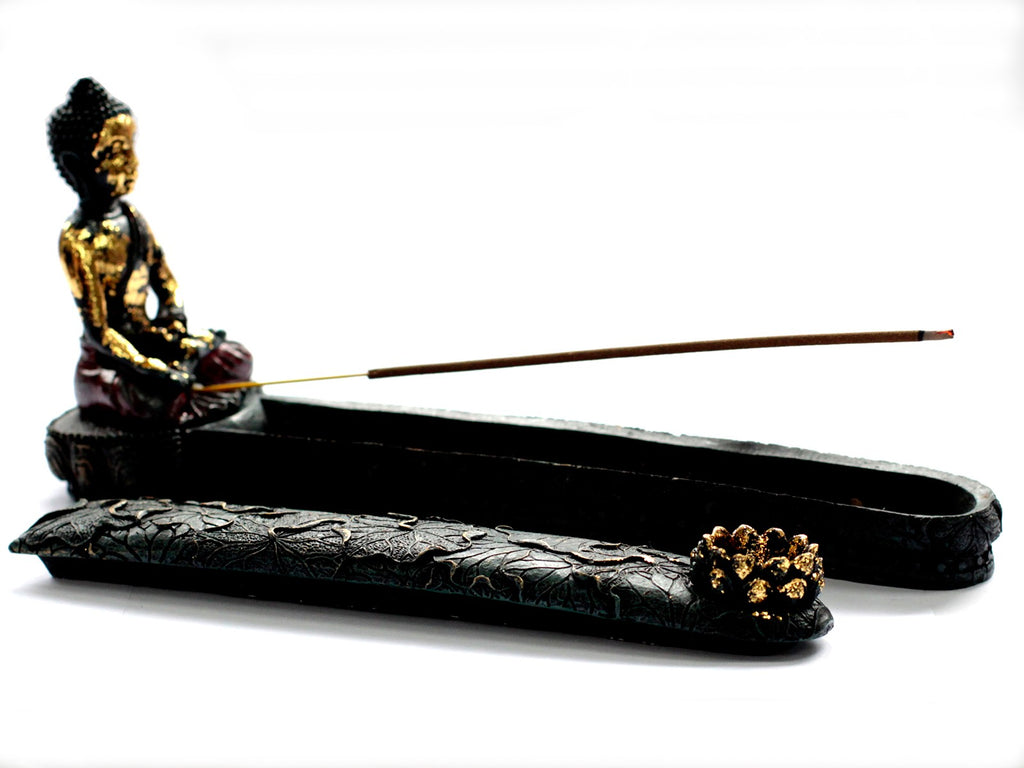 Bouddha Antique - Brûle-Encens & Boite