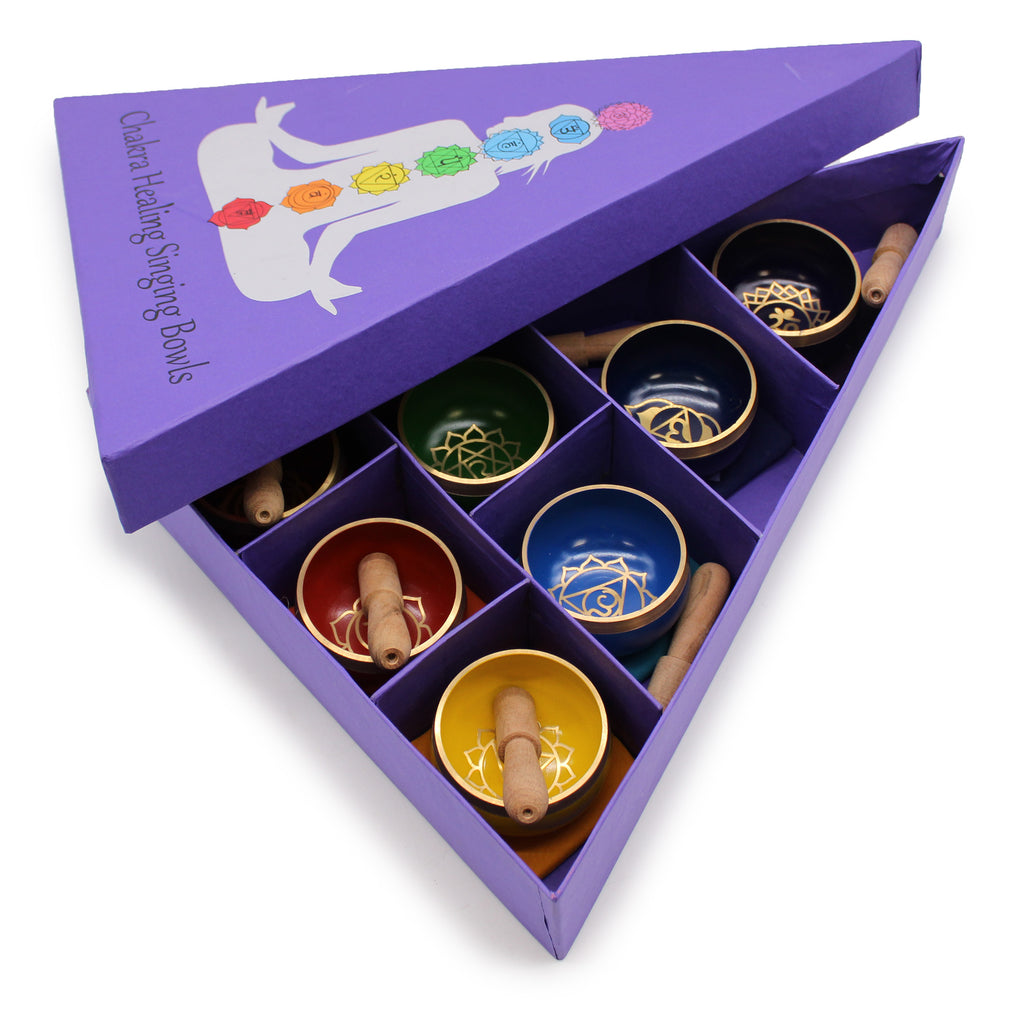 Coffret Cadeau Bols Chantants - Chakra Pyramide