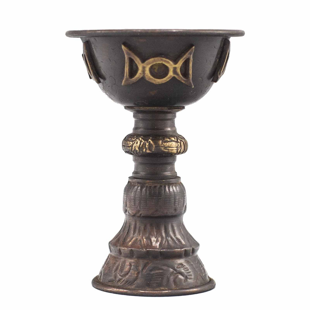 Coupe pour Rituel en Cuivre Antique ( 8x13cm )