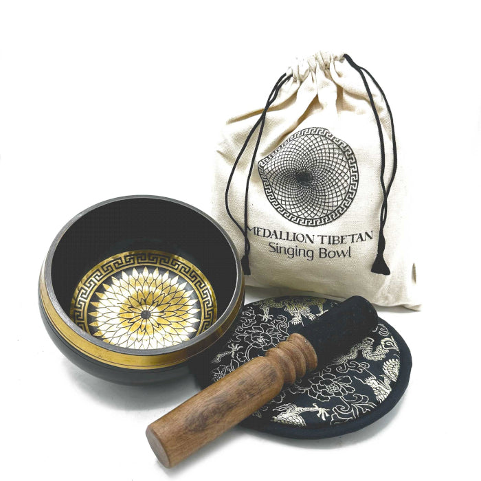 Coffret Cadeau Bol Chantant Gravé à la Main - 14cm