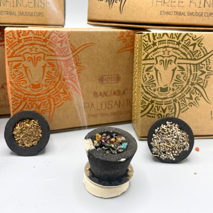 Tasses de Résine de Banjara (boite de 6 coupelles )