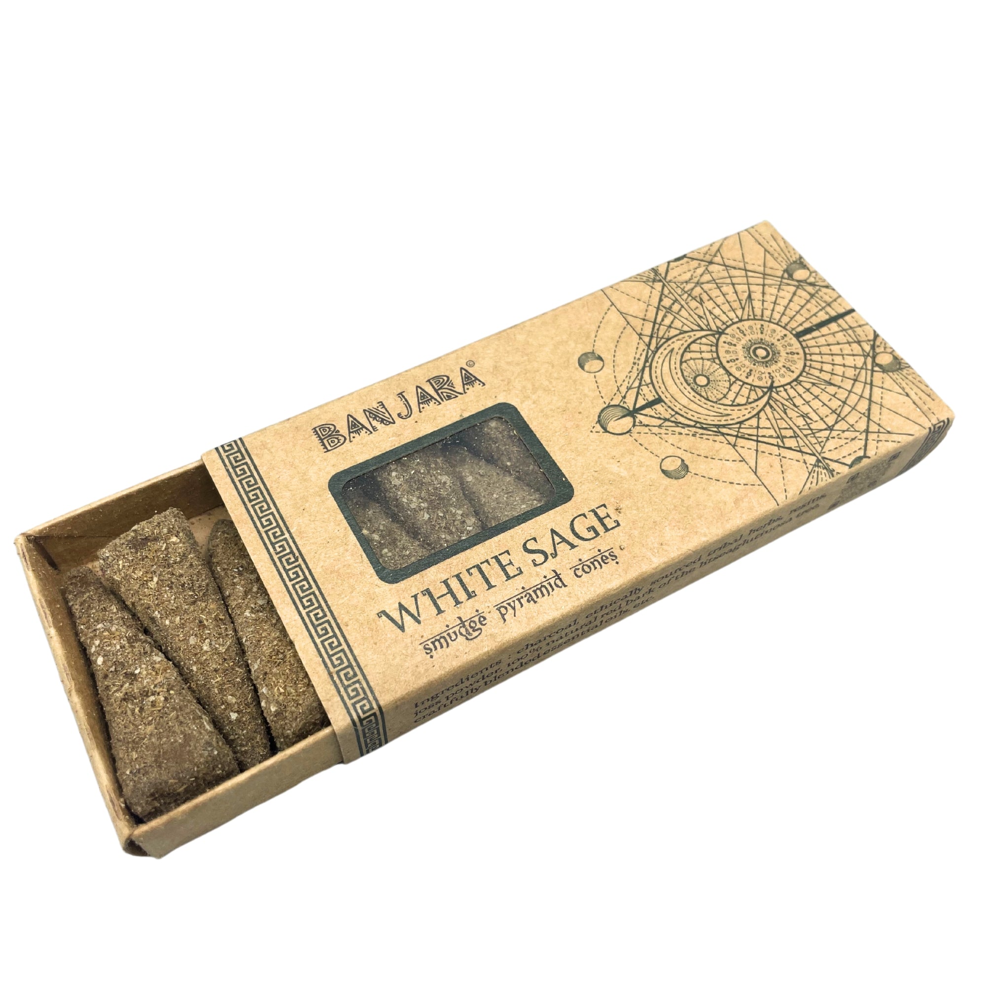 Cônes Pyramidaux Banjara Smudge ( 10 cônes )