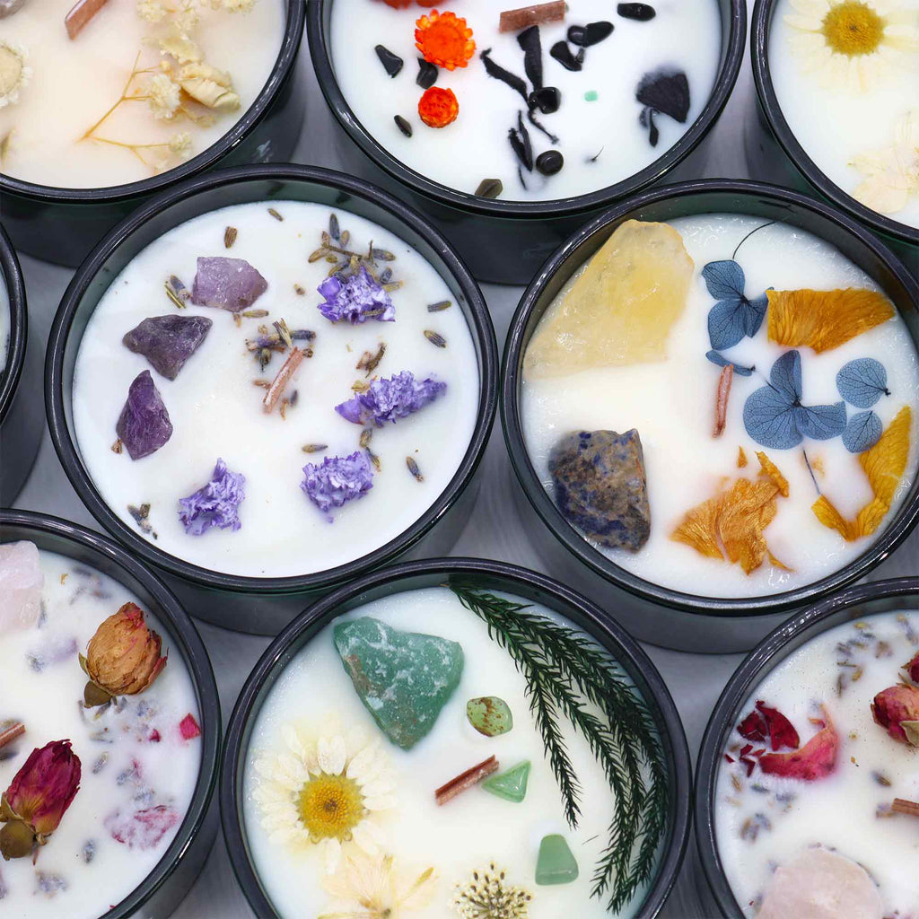 Bougies Florales & Gemmes en Cristal Hop Hare