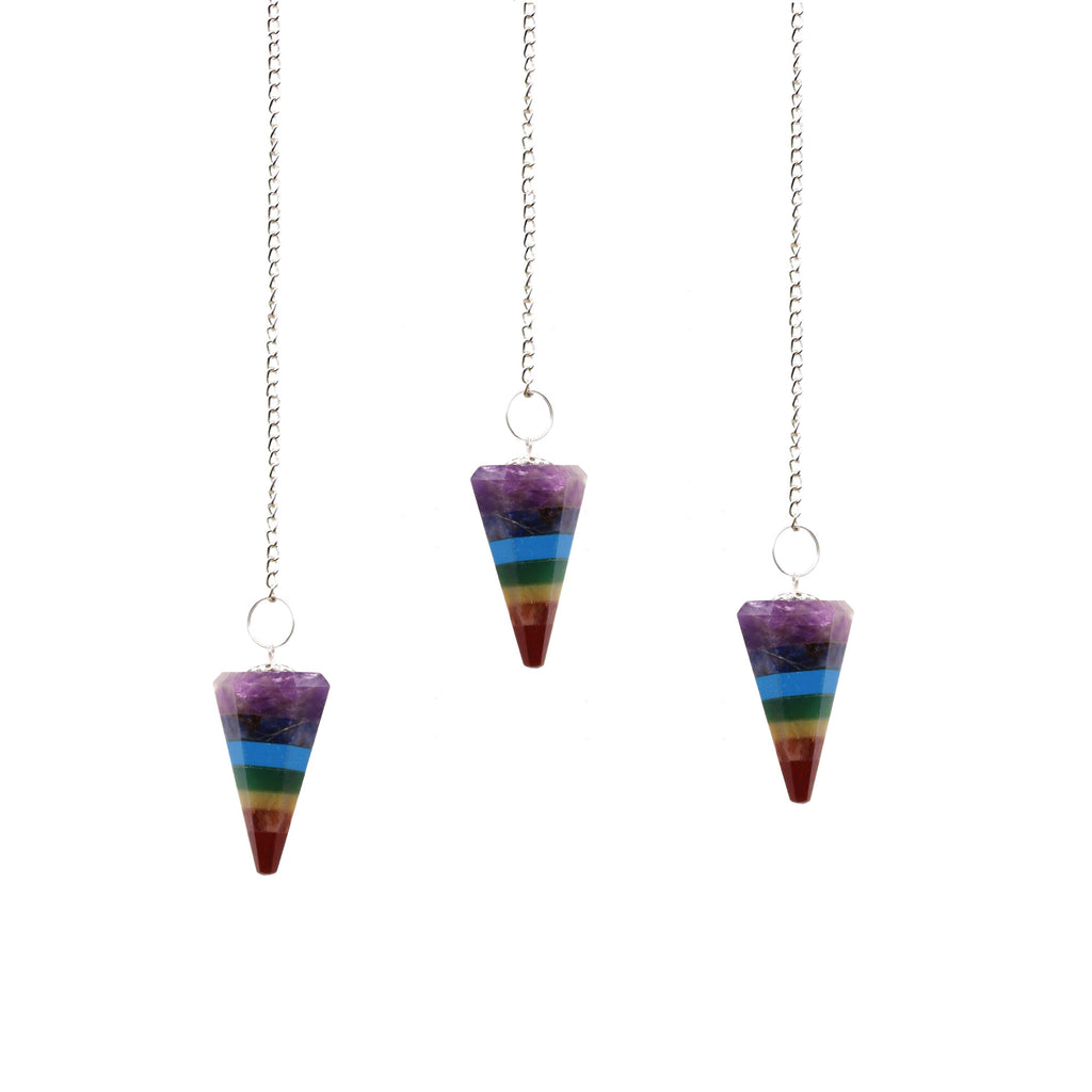 Pendules Pendule Chakra Style 7 Tranches