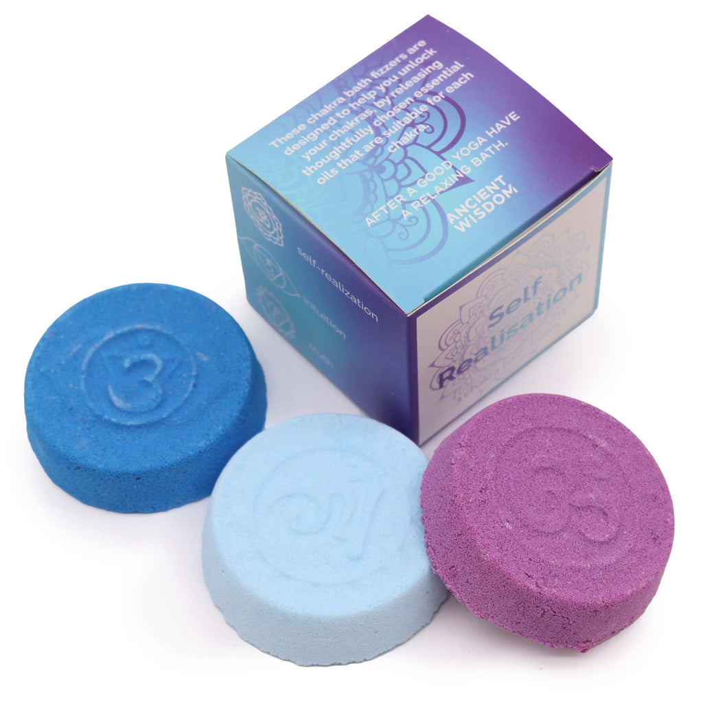 Galets de Bain Pétillants Chakra - Petite boîte - Réalisation de Soi