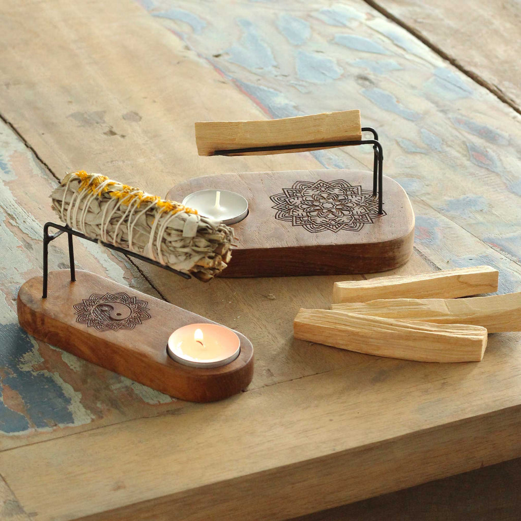 Brûleur Palo Santo - Bois de Teck