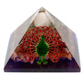 Grande Pyramide Organite 80mm - Paon