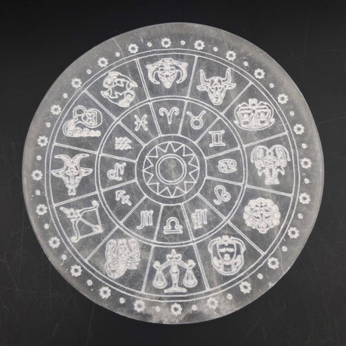 Plaque de Rechargement Sélénite- 15 cm ( modèle au choix )