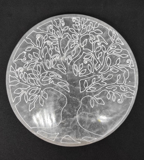 Plaque de Rechargement Sélénite- 15 cm ( modèle au choix )