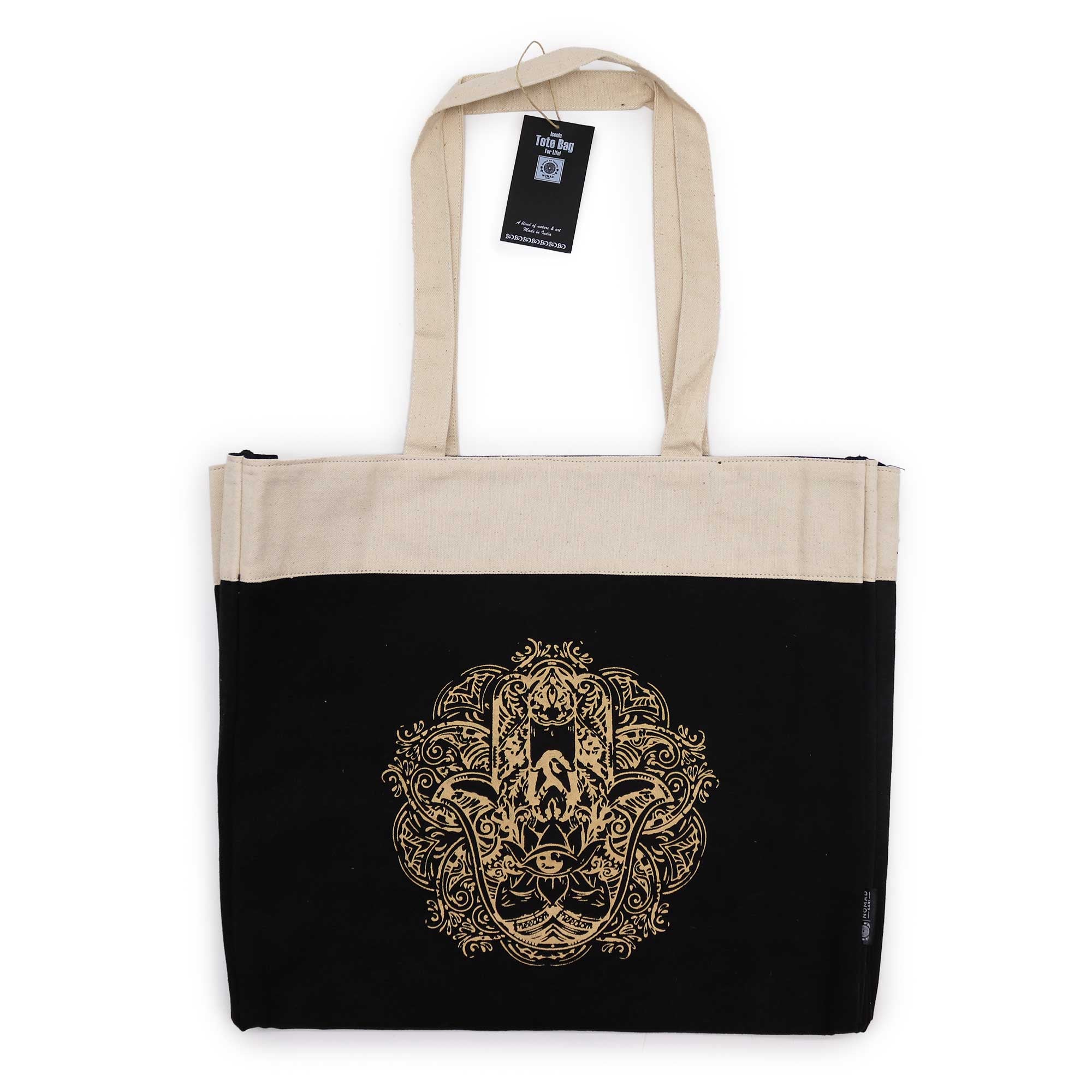 Grand Tote Bag (38 x 15 x 43 cm) – Chocolat Délavé 14 oz