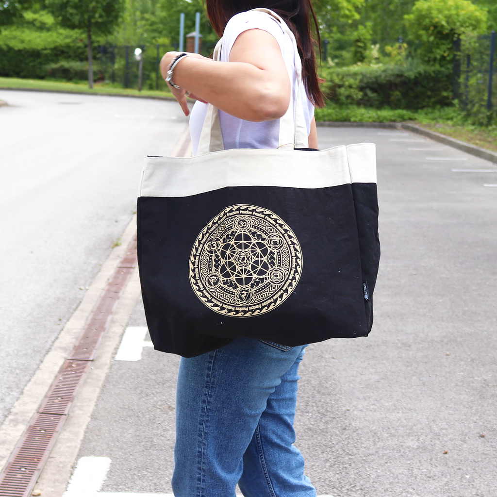 Grand Tote Bag (38 x 15 x 43 cm) – Chocolat Délavé 14 oz