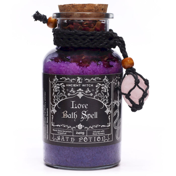 Potion De Bain De Sorcière Ancienne & Amulette