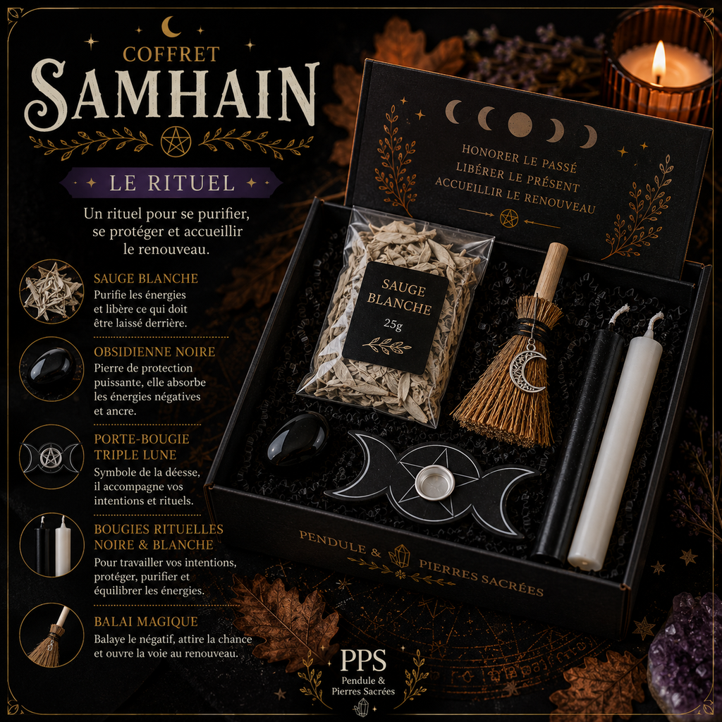 Coffrets Samhain – Honorer le passé, libérer le présent, accueillir le renouveau