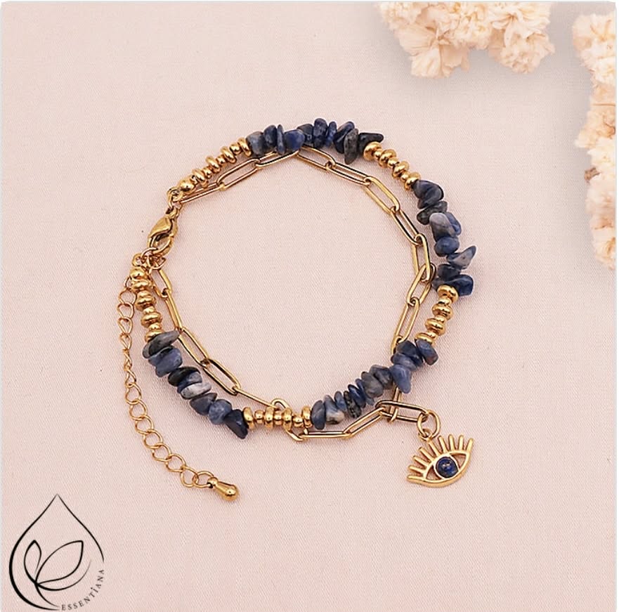 BRACELET HORUS DORÉ