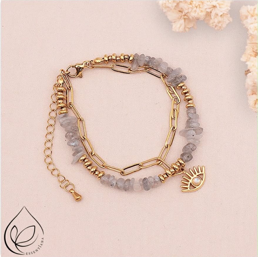 BRACELET HORUS DORÉ