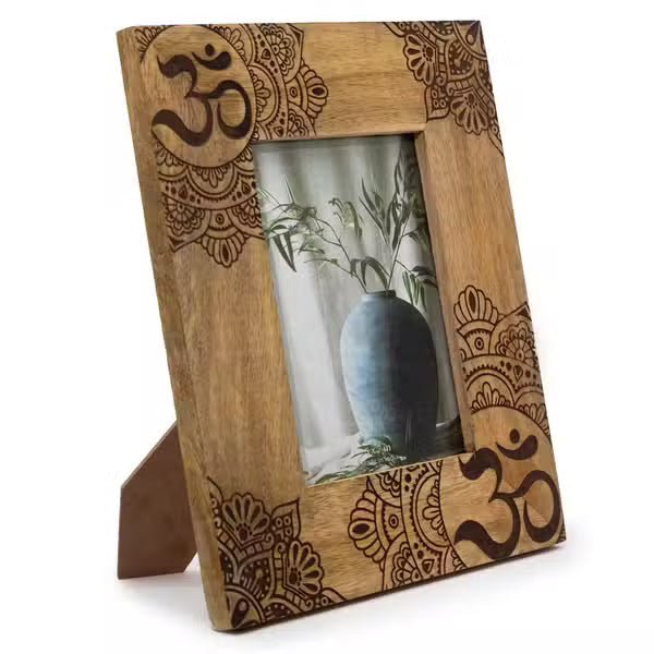 Cadre Photo Lrg en Bois de Manguier (pour 13x18cm) 28x23x2cm