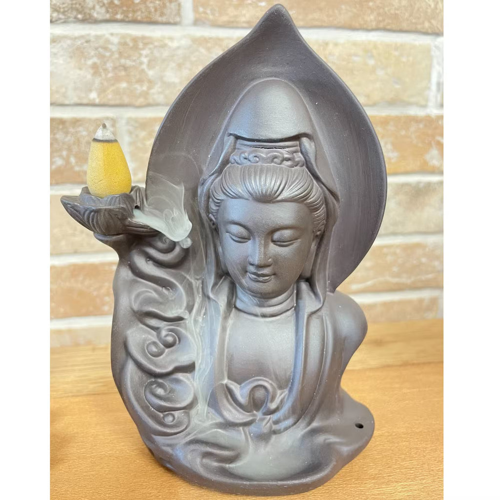 Brûleur d'Encens à Contre-Courant - Bouddha Serein