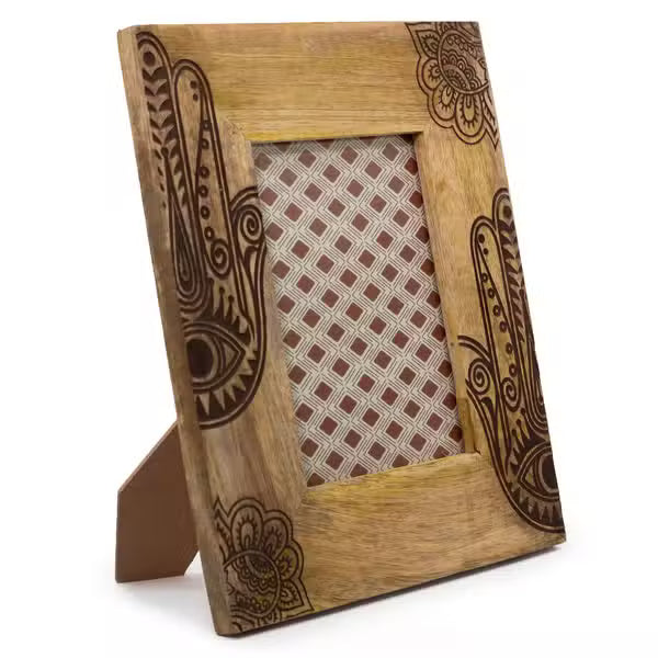 Cadre Photo Lrg en Bois de Manguier (pour 13x18cm) 28x23x2cm