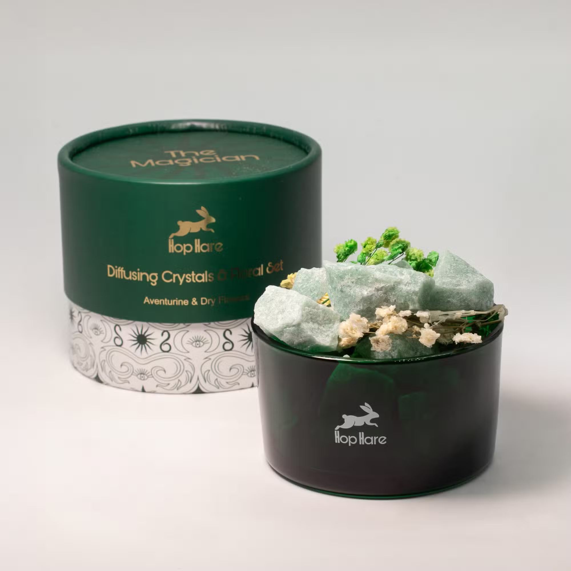 Ensemble De Cristaux Diffuseurs & Floraux Hop Hare - Le Magicien
