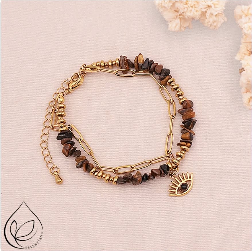 BRACELET HORUS DORÉ