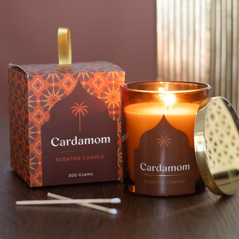 Bougie parfumée à la cardamome des Mille et Une Nuits