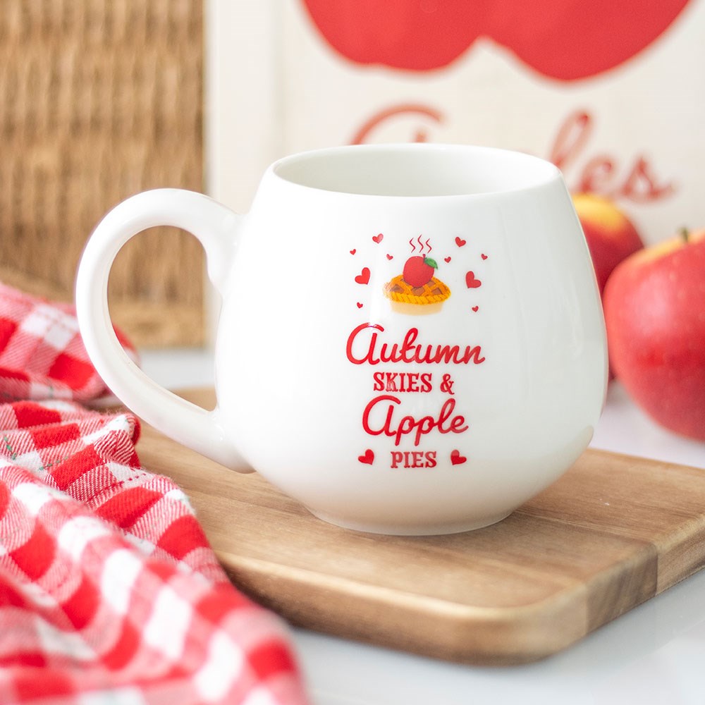 Ciel d’automne & Tartes aux pommes Tasse arrondie