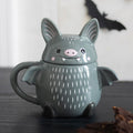 Tasse mignonne avec couvercle de chauve-souris