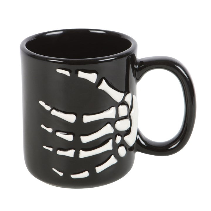 Tasse main squelette