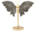 Papillon Pierre de Flamme sur socle 14cm