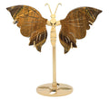 Papillon Oeil de Tigre sur socle 14cm