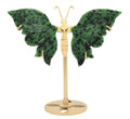 Papillon Rubis Zoïsite sur socle 14cm