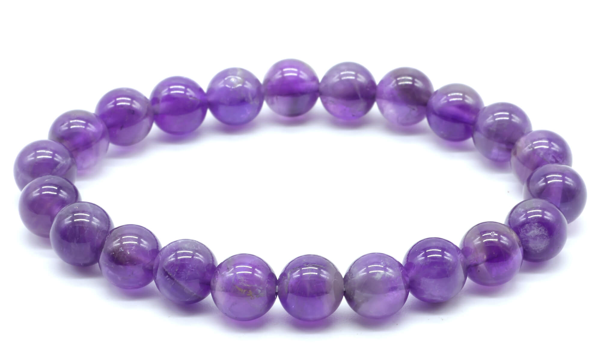 Bracelet Améthyste 'Dark'