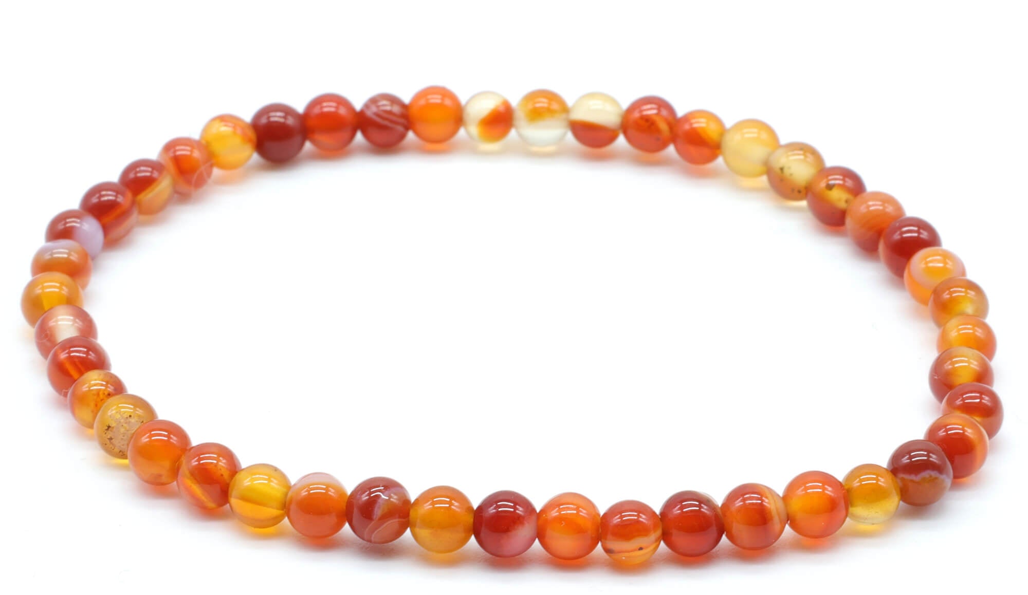 Bracelet Cornaline Rubanée