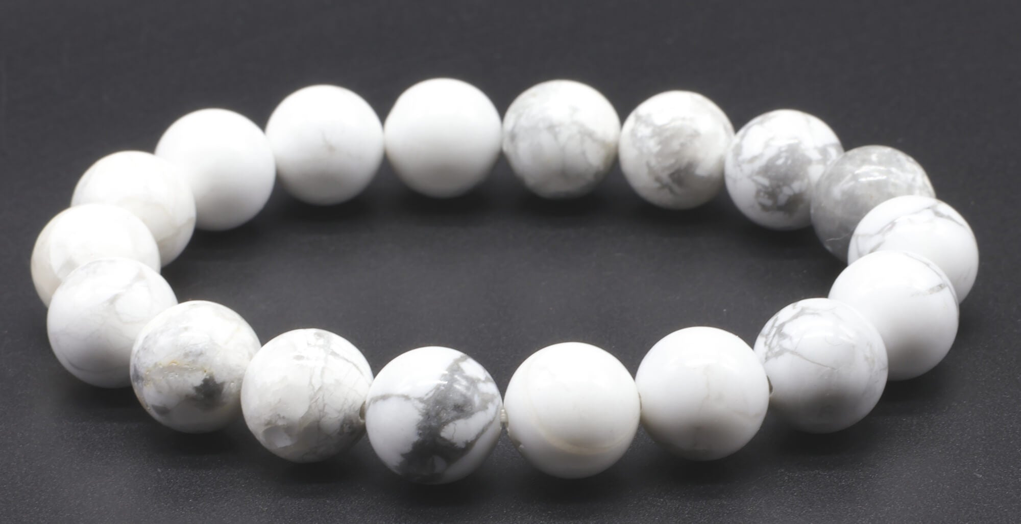 Bracelet Howlite Blanche