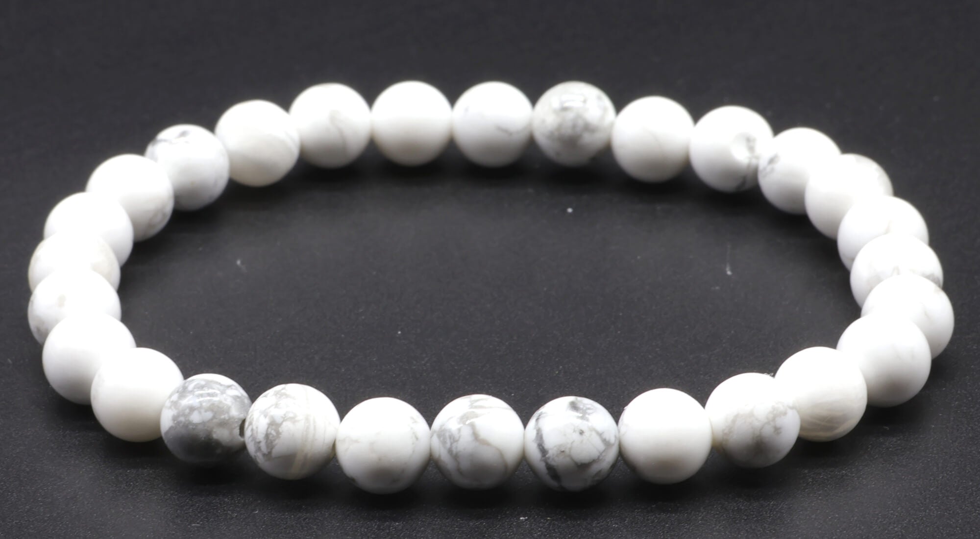 Bracelet Howlite Blanche
