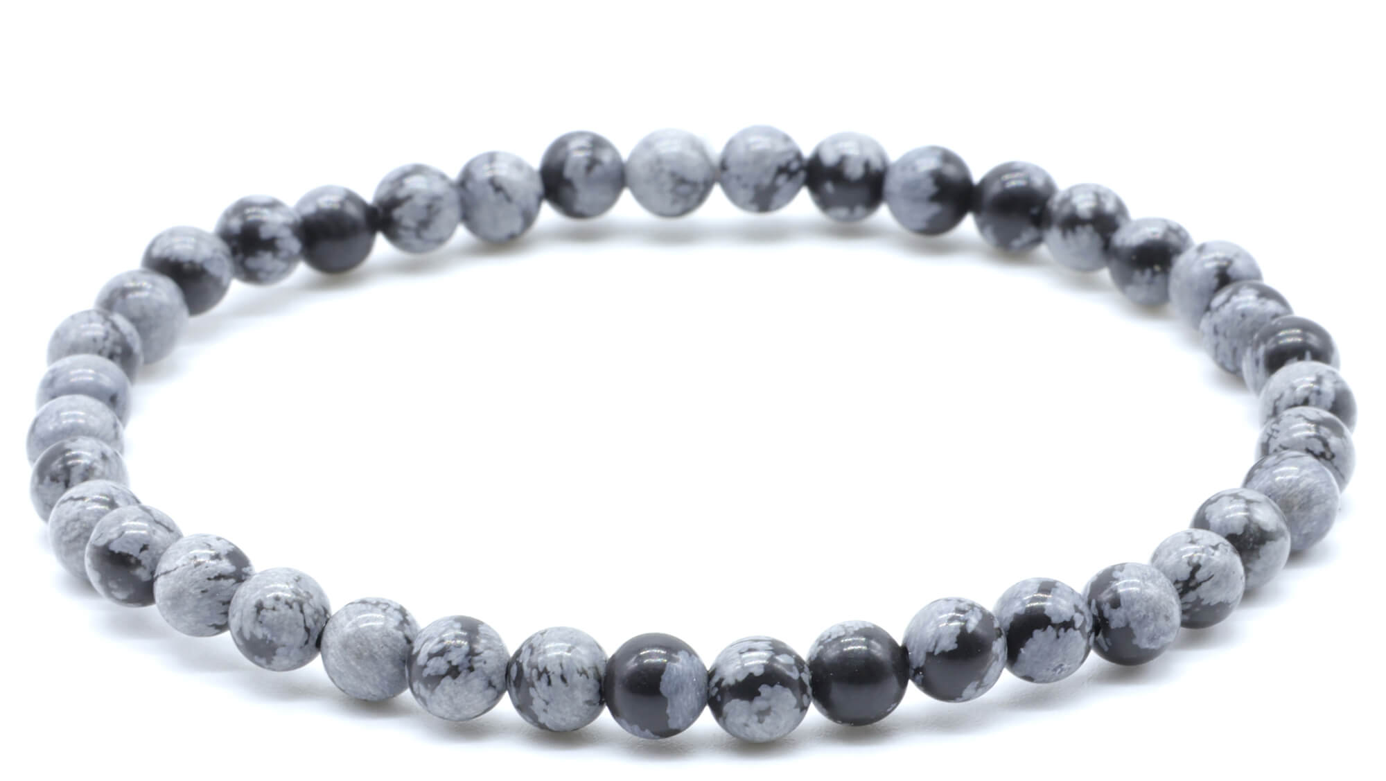 Bracelet Obsidienne Neige