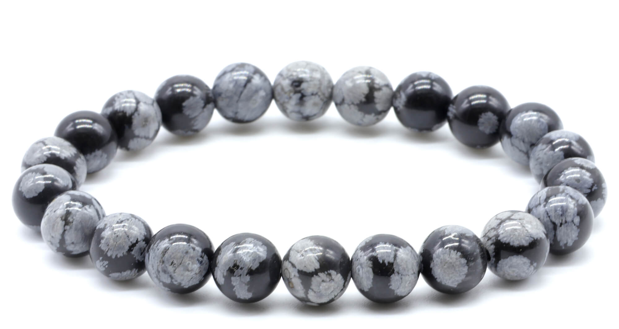 Bracelet Obsidienne Neige