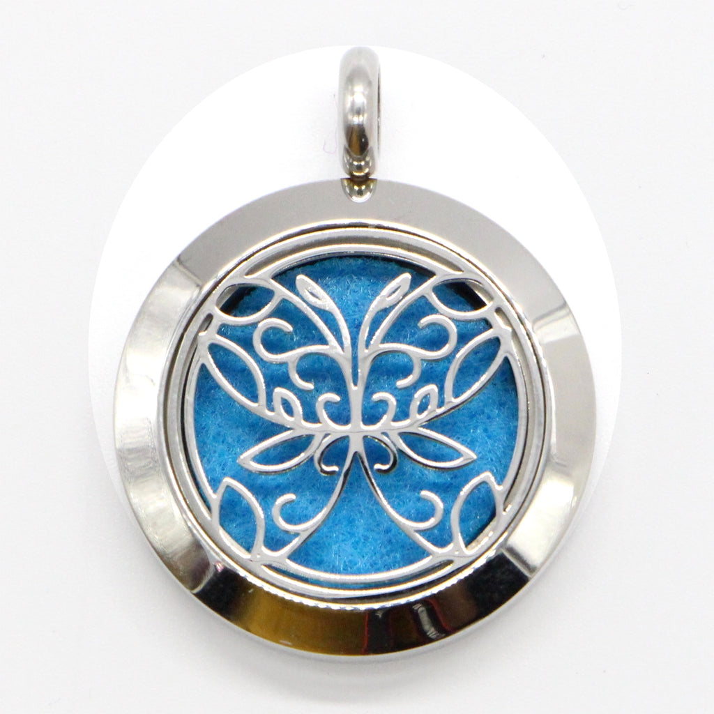 Collier d'Aromathérapie Papillon Abstrait
