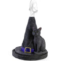 Chapeau de sorcière avec porte-cône d’encens pour chat