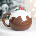 Tasse en forme de pudding de Noël