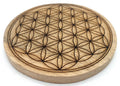 Plaque Bois Fleur de Vie 10/20/30cm